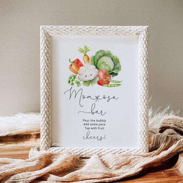 Poster Vegetais cultivados localmente bar-mãe-osa (Criador carregado)