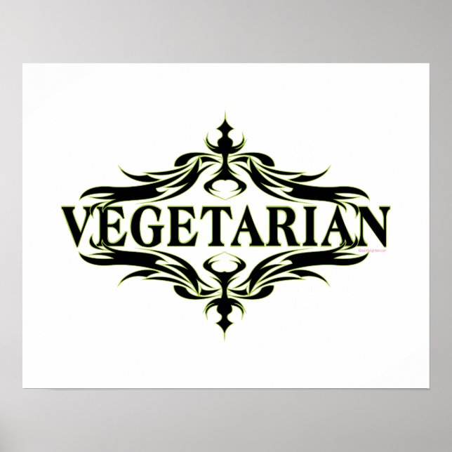 Póster Vegetariana (Frente)