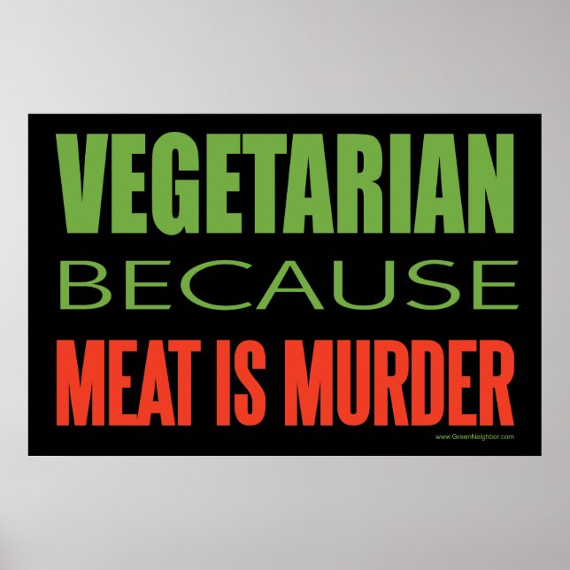 Póster Vegetariana (Frente)