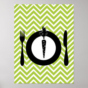 Póster vegetarier