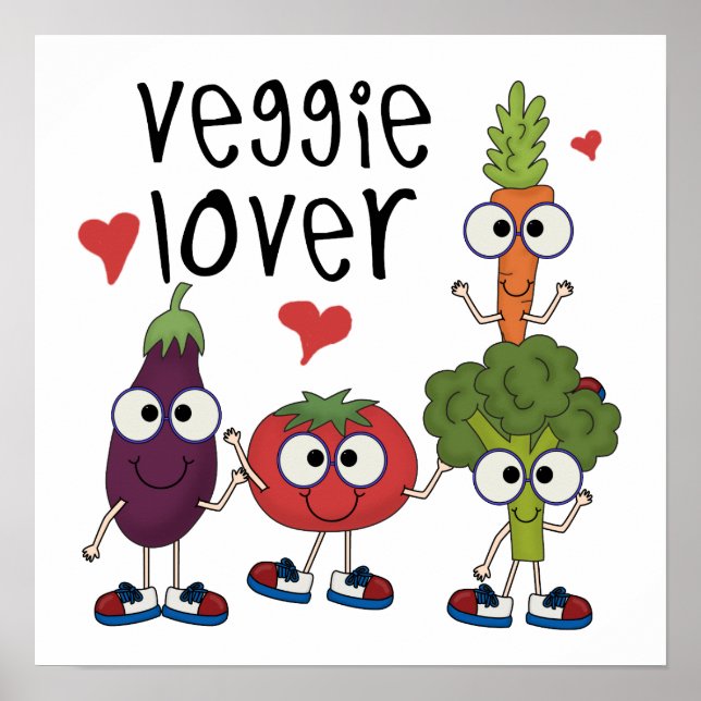 Póster Veggie Lover (Frente)