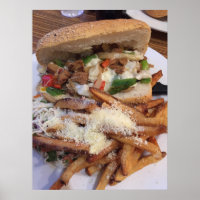 Veggie Sandwich com Fries