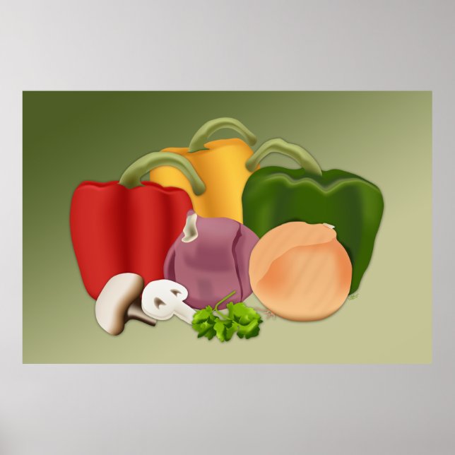 Póster Veggies (Frente)