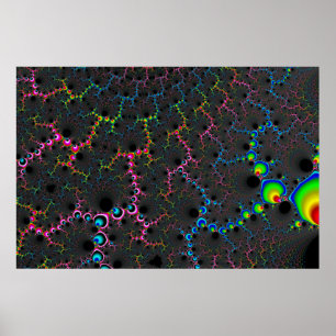 Poster Veias - Arte Fractal