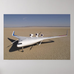 Póster Veículo aéreo 2não pilotado misturado X-48B do