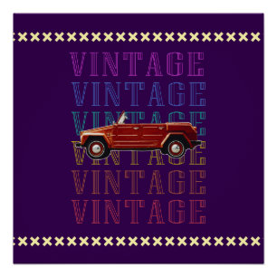 Póster veículo automóvel-motor-vintage