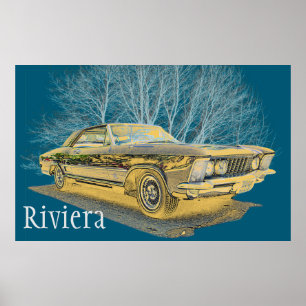 Poster Veículo clássico Buick Riviera