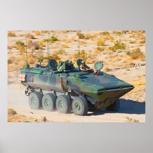 POSTER VEÍCULO DE COMBATE AMFÍCIL ACV-30 (Frente)