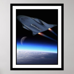 Poster Veículo de Cruzeiro Hipersônico da Força Aérea Con