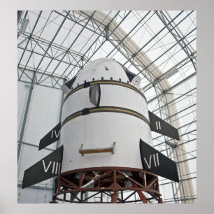 Póster Veículo máximo do sistema do aborto do lançamen