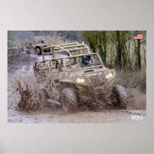 POSTER VEÍCULOS DE OPERAÇÕES ESPECIAIS DOS EUA - MRZR-4