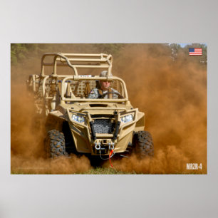 POSTER VEÍCULOS DE OPERAÇÕES ESPECIAIS DOS EUA - MRZR-4