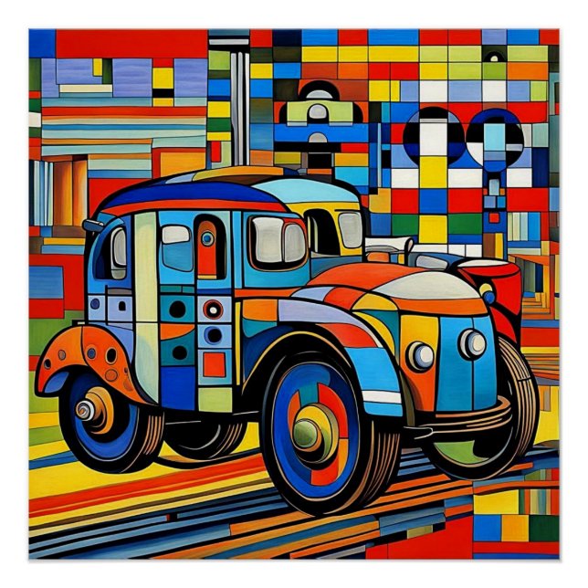 Póster Veículos sobre rodas 3 (Frente)