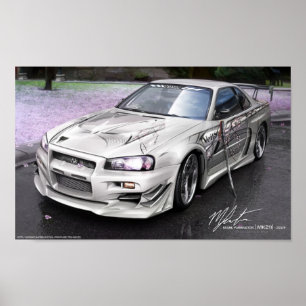 Poster Veilside StreetDrag GTR por MK211