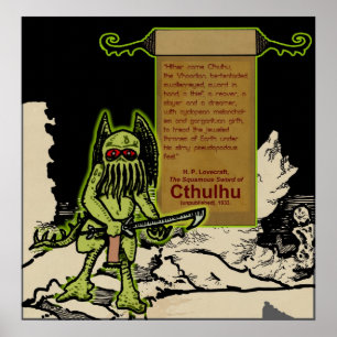 Póster Veio Hither Cthulhu…