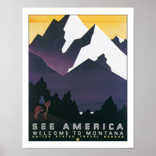 Poster Veja a América - Bem-vindo a Montana