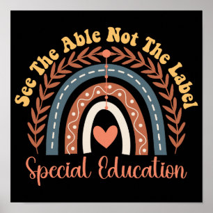 Poster Veja A Habilidade Não É A Educação Especial Do Rót