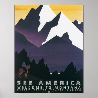 Poster Veja América Bem-vindo a Montana