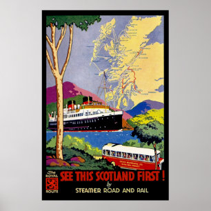 Póster Veja este Scotland primeiro