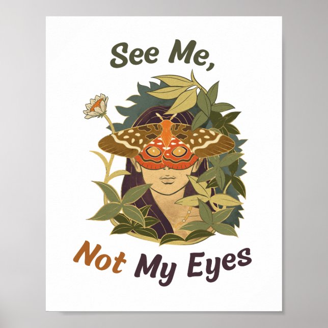Poster Veja-me, Não Meus Olhos (Frente)