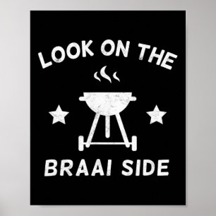 Poster Veja No Braai Lado Sul-Africano Churrascos Alongue