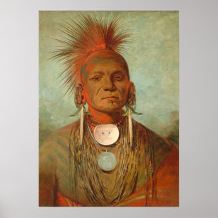 Poster Veja-non-ty-a, um Iowa Medicine Man, 1844