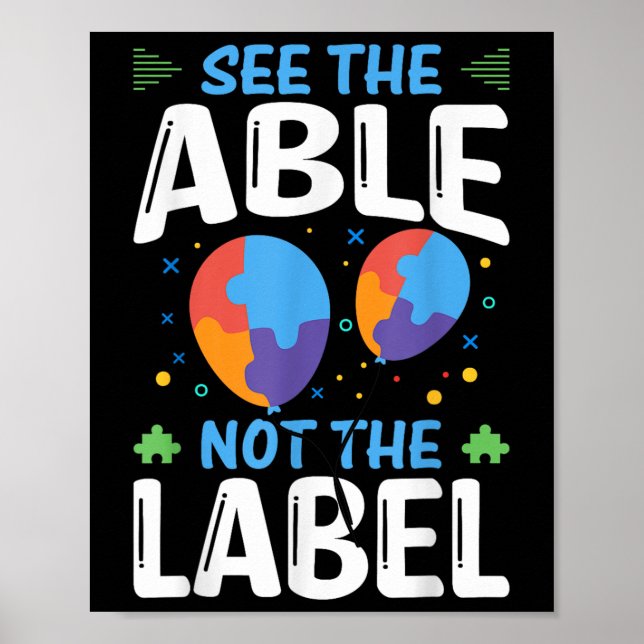 Poster Veja O Rótulo Não (Frente)