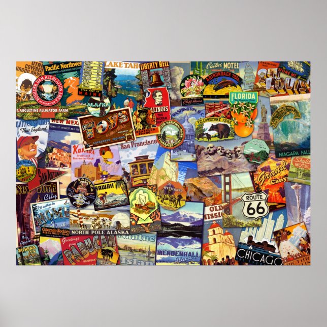 Póster Veja os EUA (Frente)