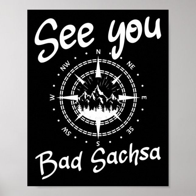 Poster Veja Você Caminhando Para Bad Sachsa Alemanha Vaci (Frente)