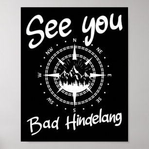 Poster Veja Você Caminhando Ruim Hindelang Alemanha Féria