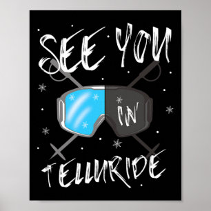 Poster Veja Você Em Telluride Usa Vacinação - Óculos De E
