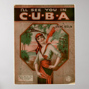 Poster Vejo você em CUBA