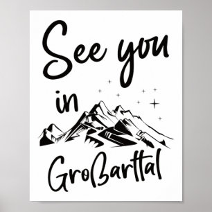 Poster Vejo Você Em Großarltal Sheimerburger Land Austria
