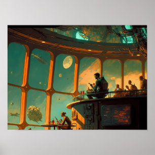 Poster Vejo Você No Bar Espacial Nº 1