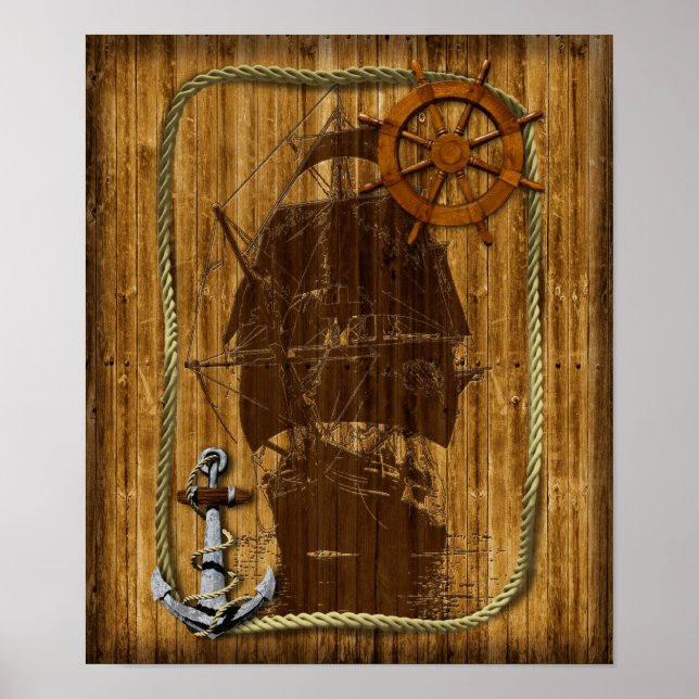 Poster Vela do Mundo Antigo (Frente)