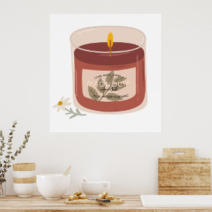 Poster Vela Rustic Autumn Magnolia