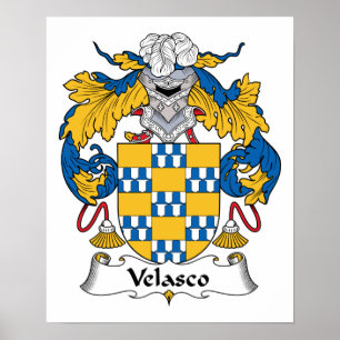 Póster Velasco Family Crest