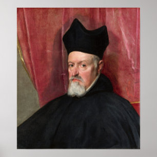 Poster Velázquez - Archbishop Fernando De Valdus 1640