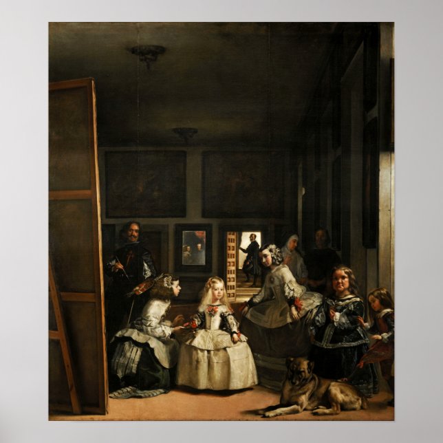 Poster Velázquez - As Meninas 1656 (Frente)