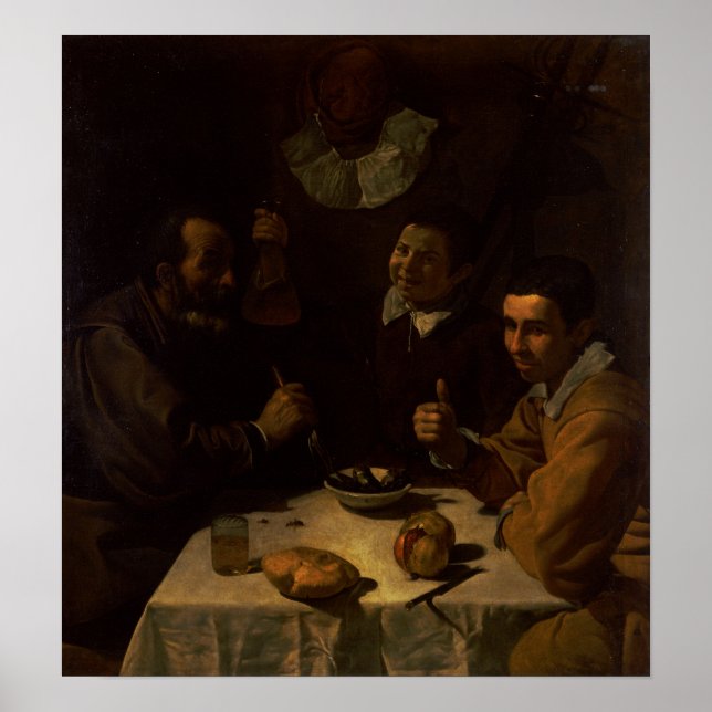 Poster Velázquez - Café da Manhã (Frente)