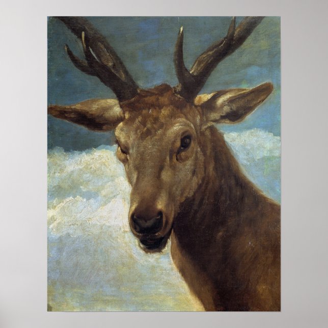 Poster Velázquez - Chefe Da Roe Deer 1634 (Frente)