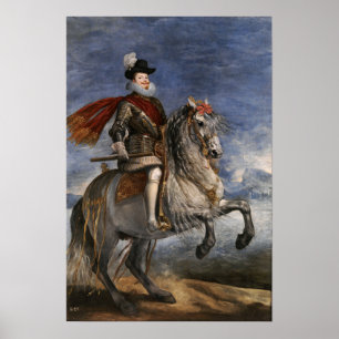 Poster Velázquez - Filipe Equestre III 1631