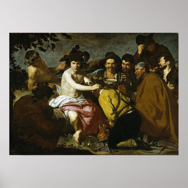 Poster Velázquez - O Triunfo De Baco 1628 (Frente)