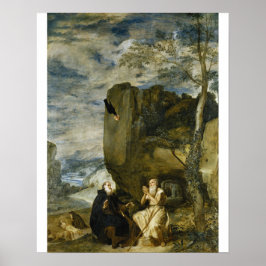 Poster Velázquez - Santo António Primeiro Eremita Paulo D