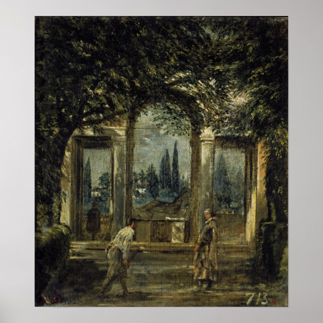 Poster Velázquez - Villa Medici No Pavilhão Ariadne De Ro (Frente)