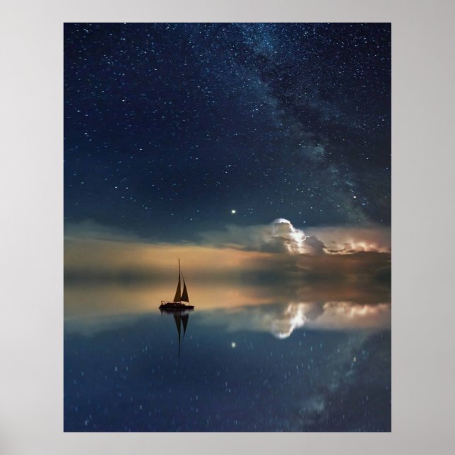 Poster Velejando para as nuvens (Frente)