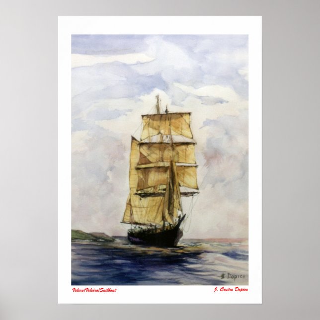 Póster Velero/Veleiro/veleiro (Frente)
