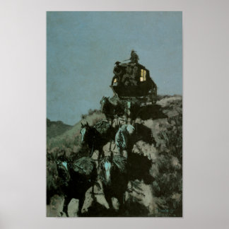 Póster Velha atração das planícies por Remington Impressã