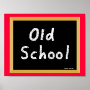 Póster Velha escola