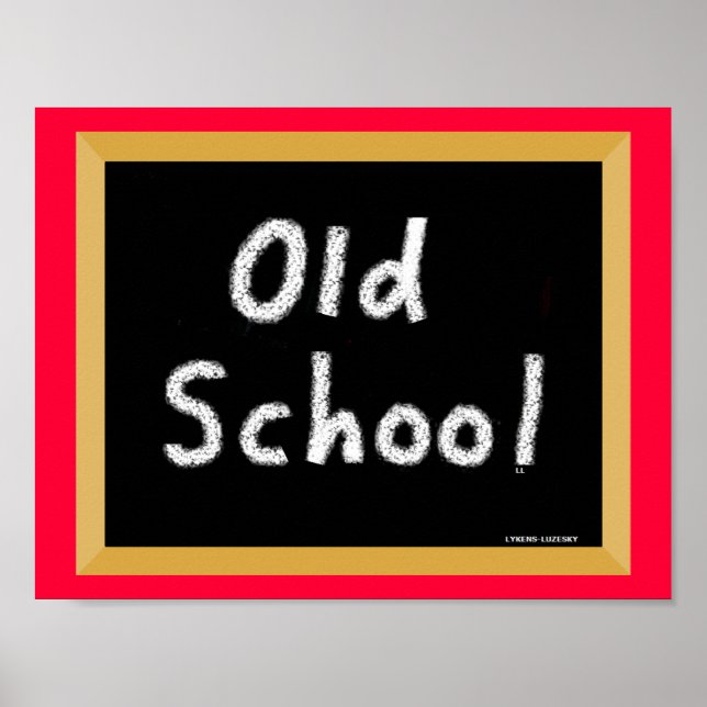 Póster Velha Escola (Frente)